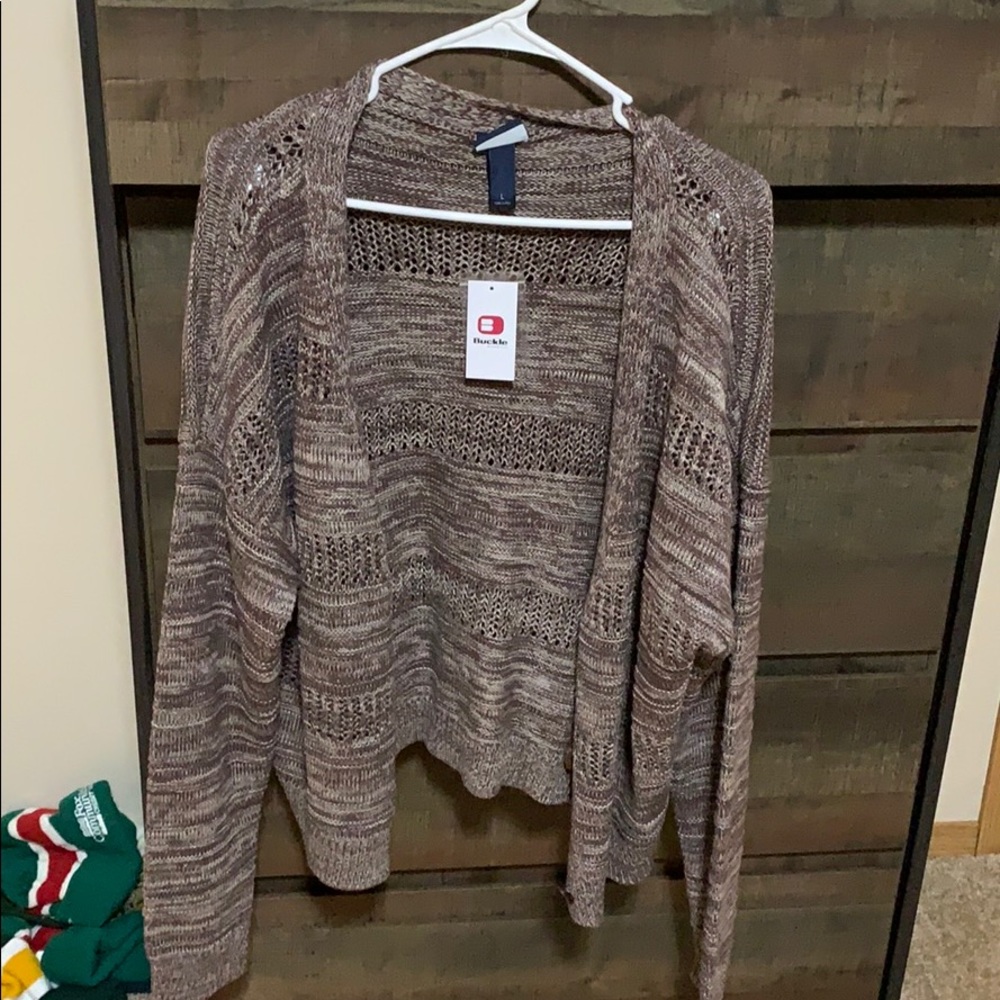 NWT purple carigan